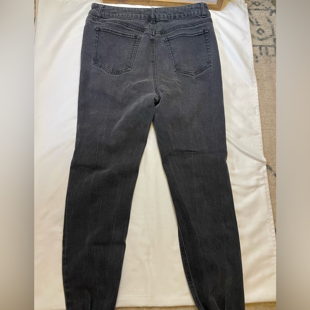 Tinseltown size 15 black distressed high waisted skinny jeans - Picture 4 of 5